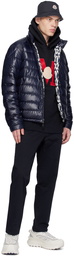 Moncler Navy Tablasses Reversible Down Jacket