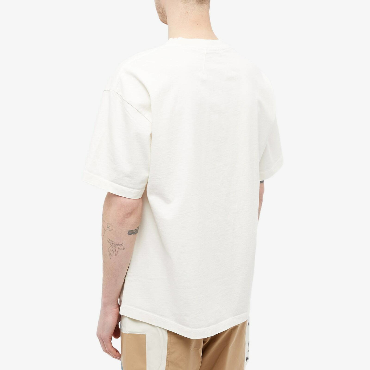 Rhude ホワイト Tシャツ Rhude Men's Yacht Club T-Shirt in Vtg White Rhude