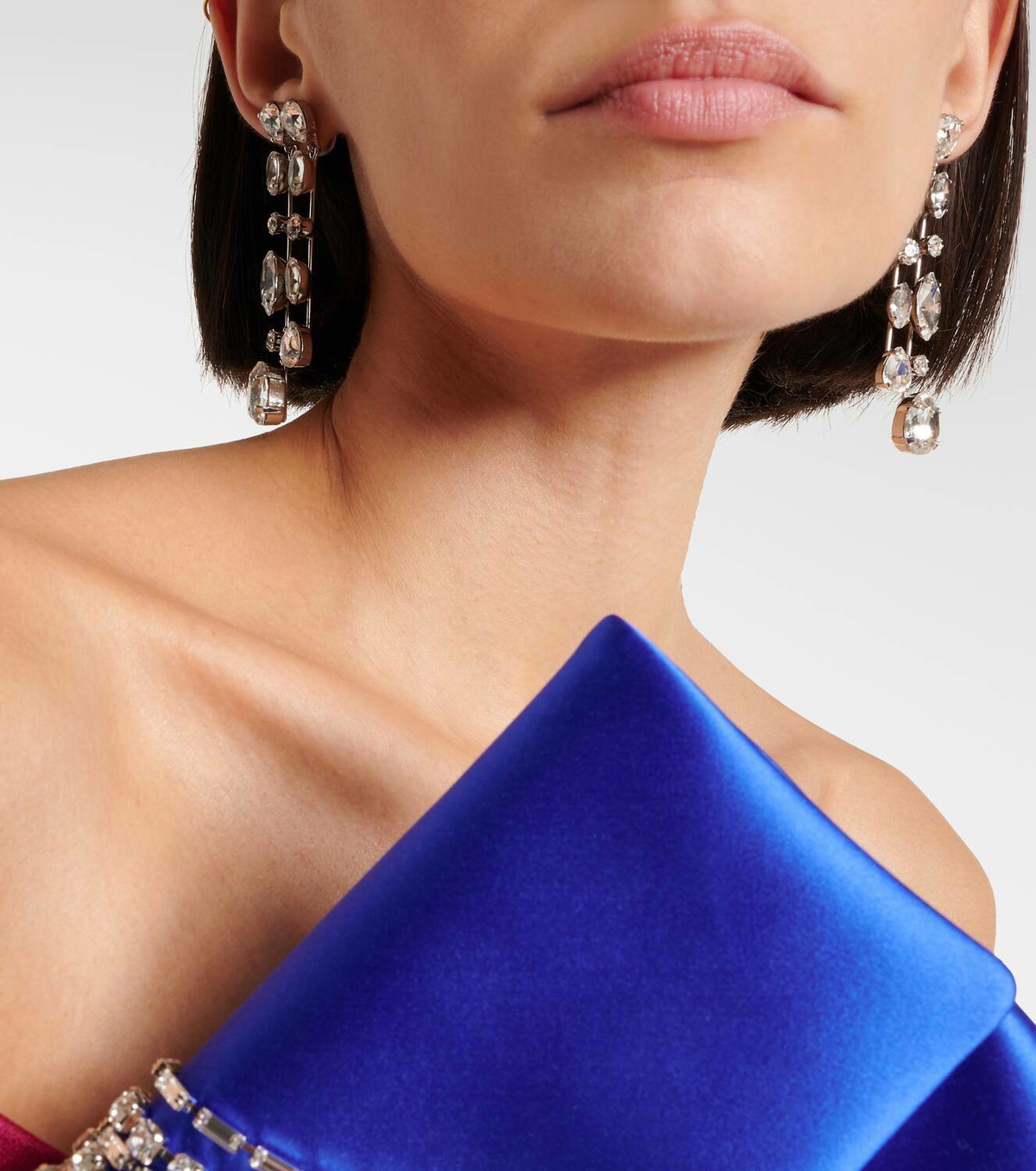 Jennifer Behr Nessa crystal-embellished drop earrings