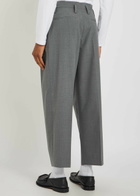 Jil Sander Pleated Wool Trousers Grey