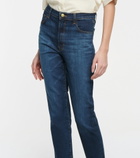 J Brand - Tegan high-rise straight jeans