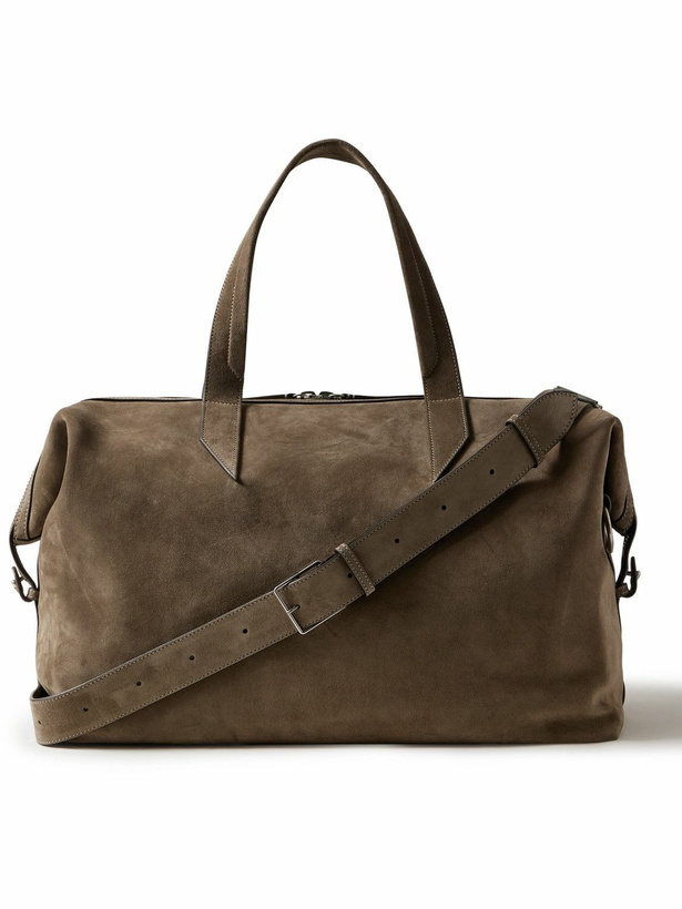 Photo: Métier - Nomad Suede Weekend Bag