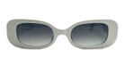 Linda Farrow Lola - White Sunglasses