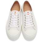 Marni Off-White Canvas Platform Sneakers