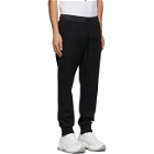 Dolce and Gabbana Black Jersey DG Logo Jogging Lounge Pants