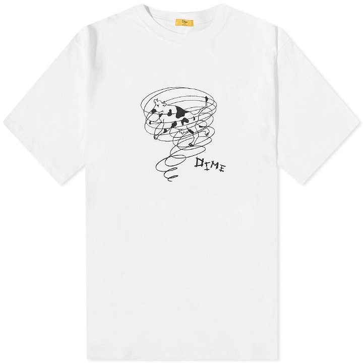Photo: Dime Men's Twister T-Shirt in White