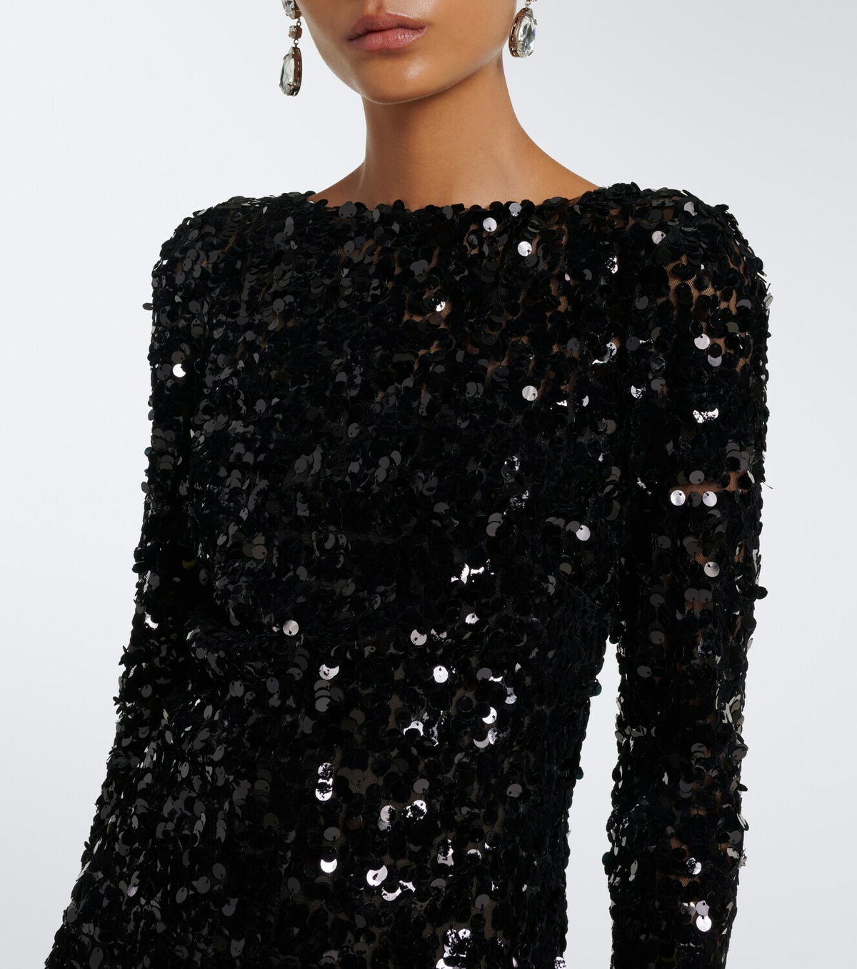 Oscar de la Renta Sequined gown