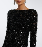 Oscar de la Renta Sequined gown