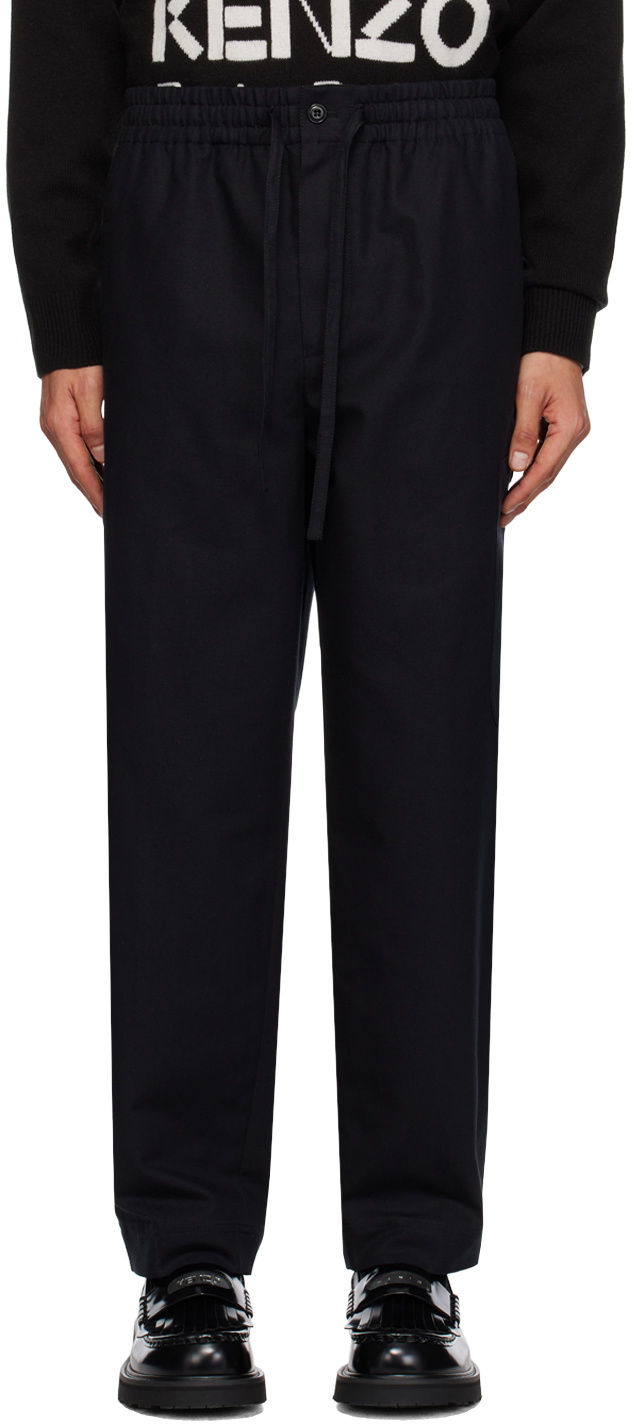 Kenzo Black Kenzo Paris Drawstring Cargo Pants Kenzo