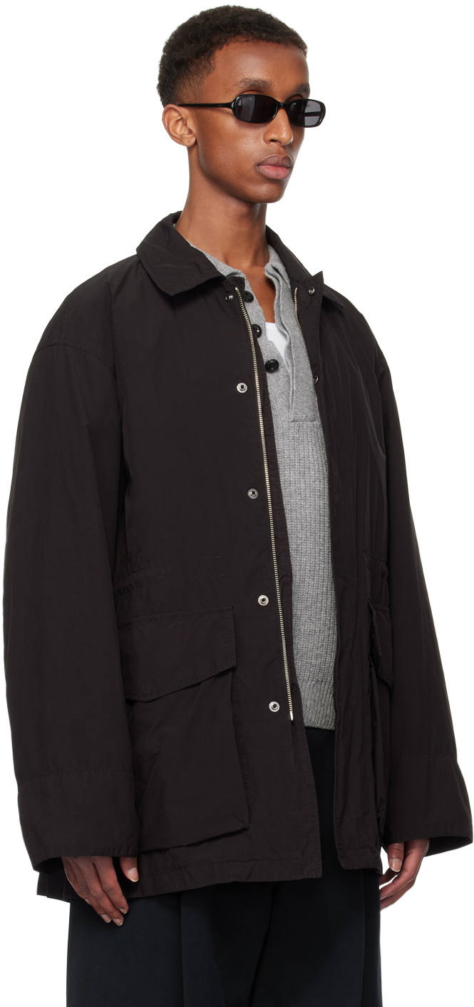 ATON Black Air Weather Field Coat ATON