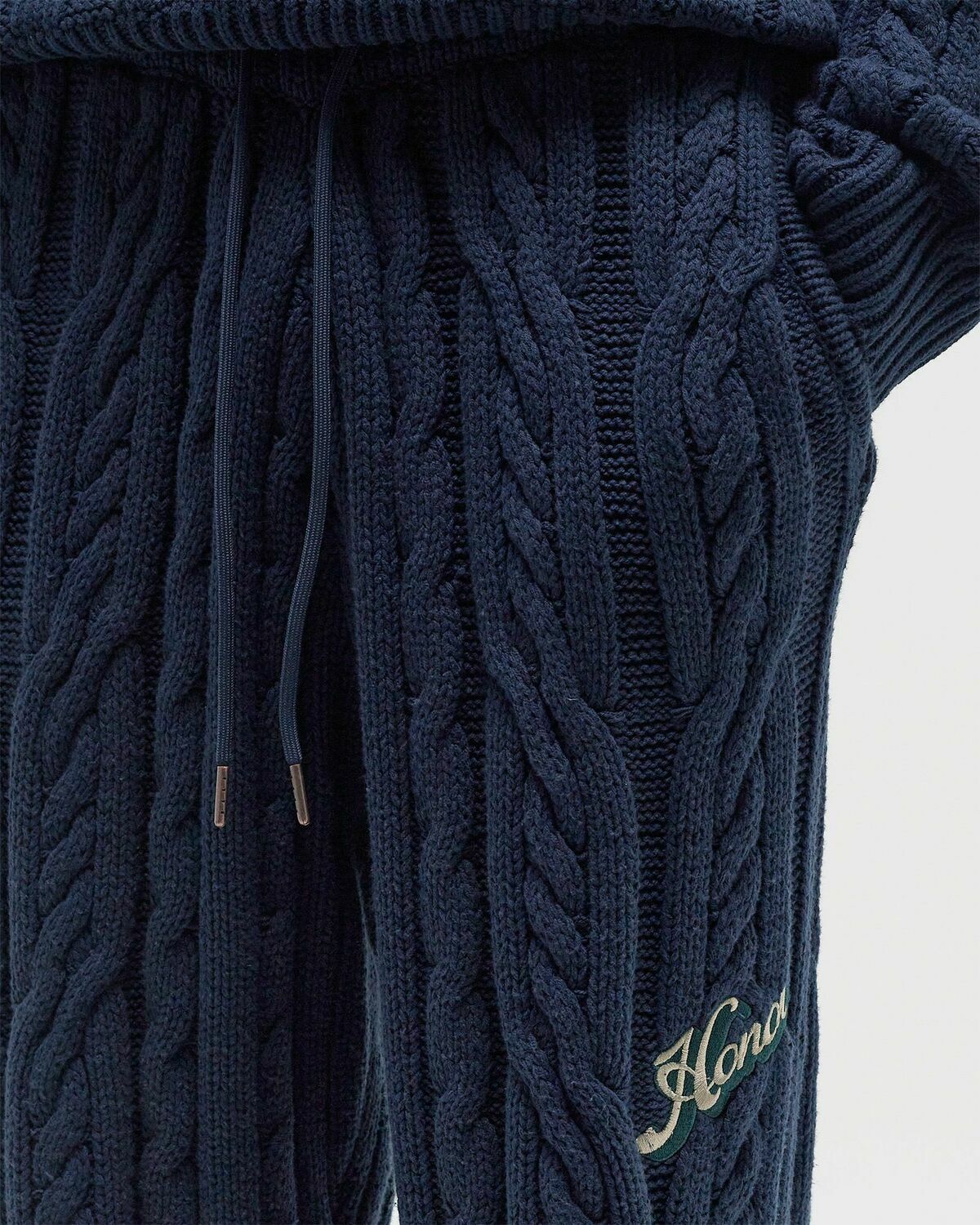 Honor The Gift CABLE KNIT LEISURE PANT Blue Mens Casual Pant