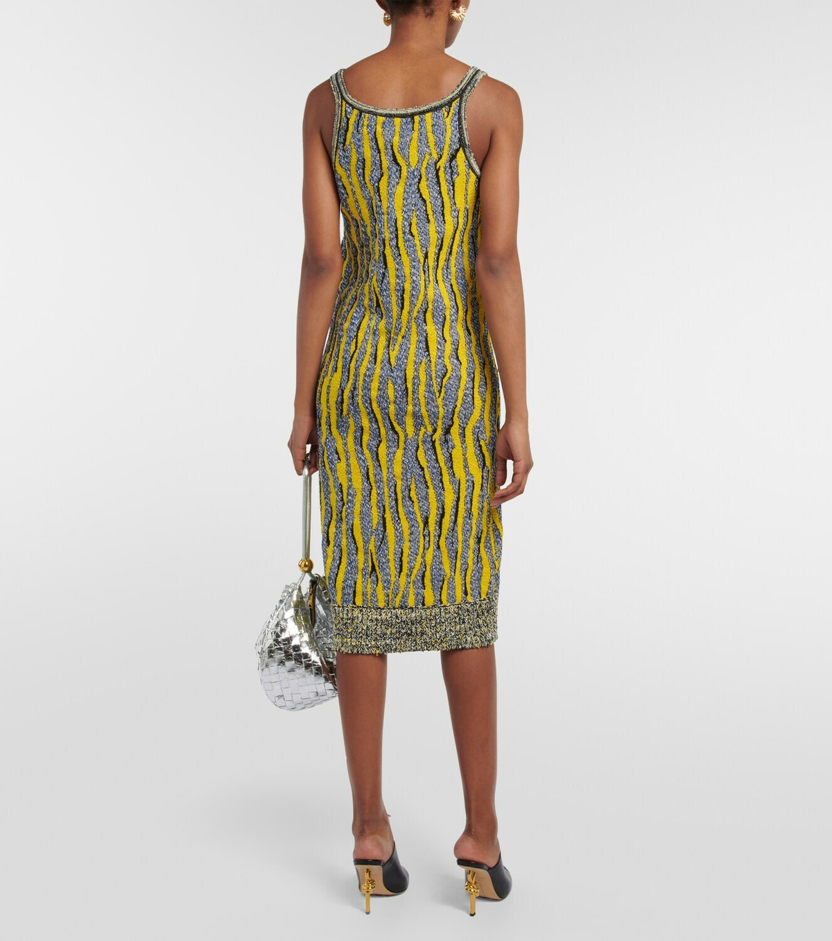 Bottega Veneta - Jacquard cotton-blend midi dress Bottega Veneta