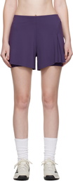 Y-3 Purple US Open Tennis Match Pro Sport Shorts