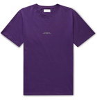 Saturdays NYC - Gotham Logo-Print Cotton-Jersey T-Shirt - Purple