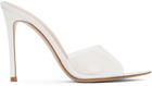 Gianvito Rossi White Elle 105 Heeled Sandals