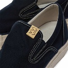 Visvim Men's Zahra Patten Slip-On Sneakers in Navy