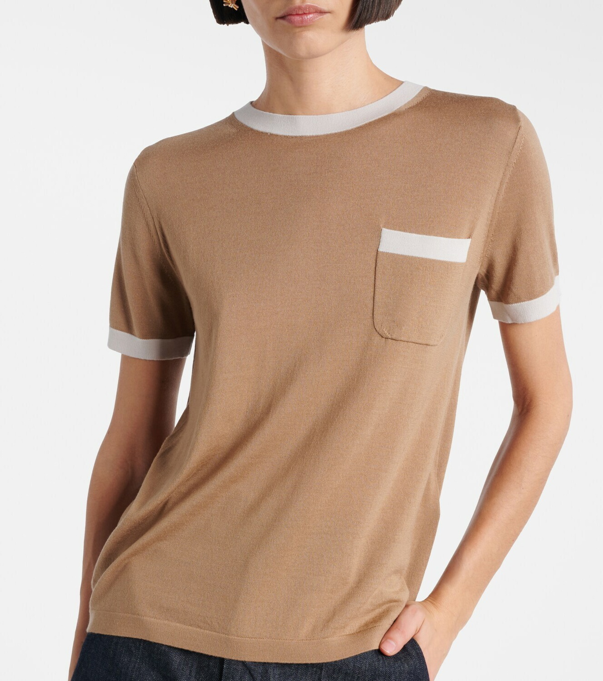 'S Max Mara Egidio virgin wool top