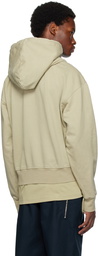 Jacquemus Beige Le Chouchou 'Le Sweater Camargue Zippé' Hoodie