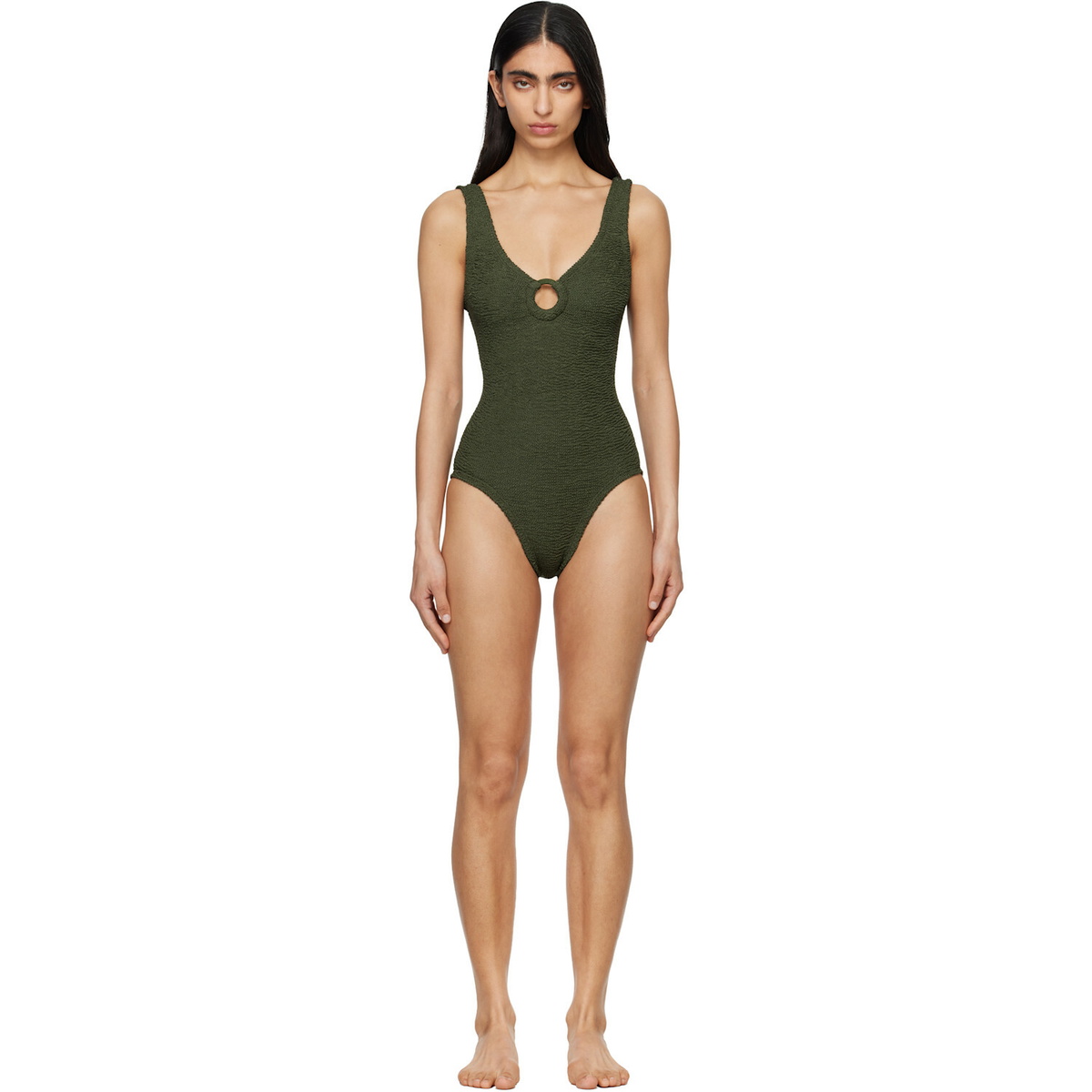 Hunza G Khaki Celine Swimsuit
