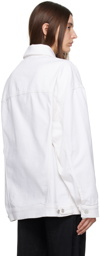 Givenchy White Oversized Denim Jacket