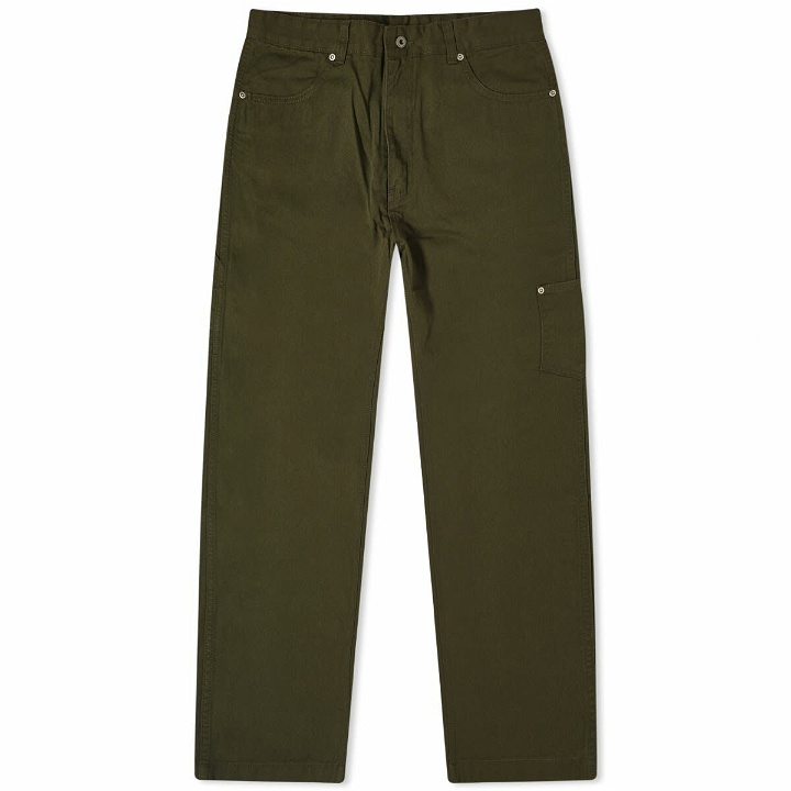 Photo: FrizmWORKS Men's Twill Work Trousers in Olive