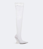The Attico Cheope mesh over-the-knee boots