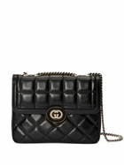 GUCCI - Gucci Deco Small Leather Shoulder Bag