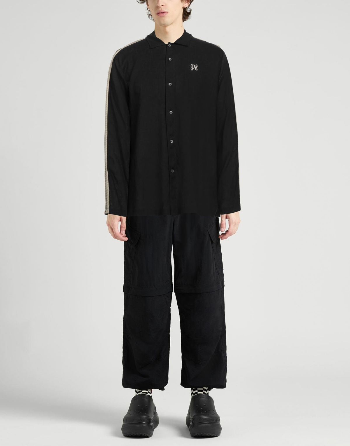 Palm Angels Mens Shirt in Black