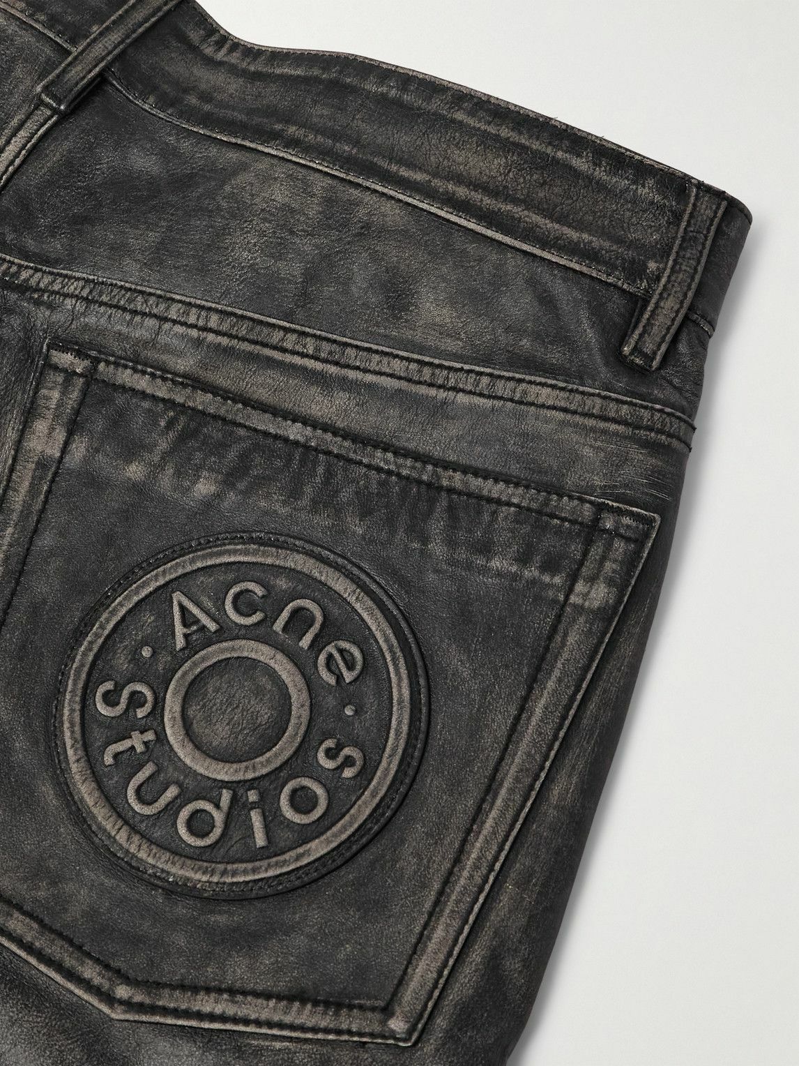Acne Studios - 2021 Sanding Straight-Leg Panelled Distressed