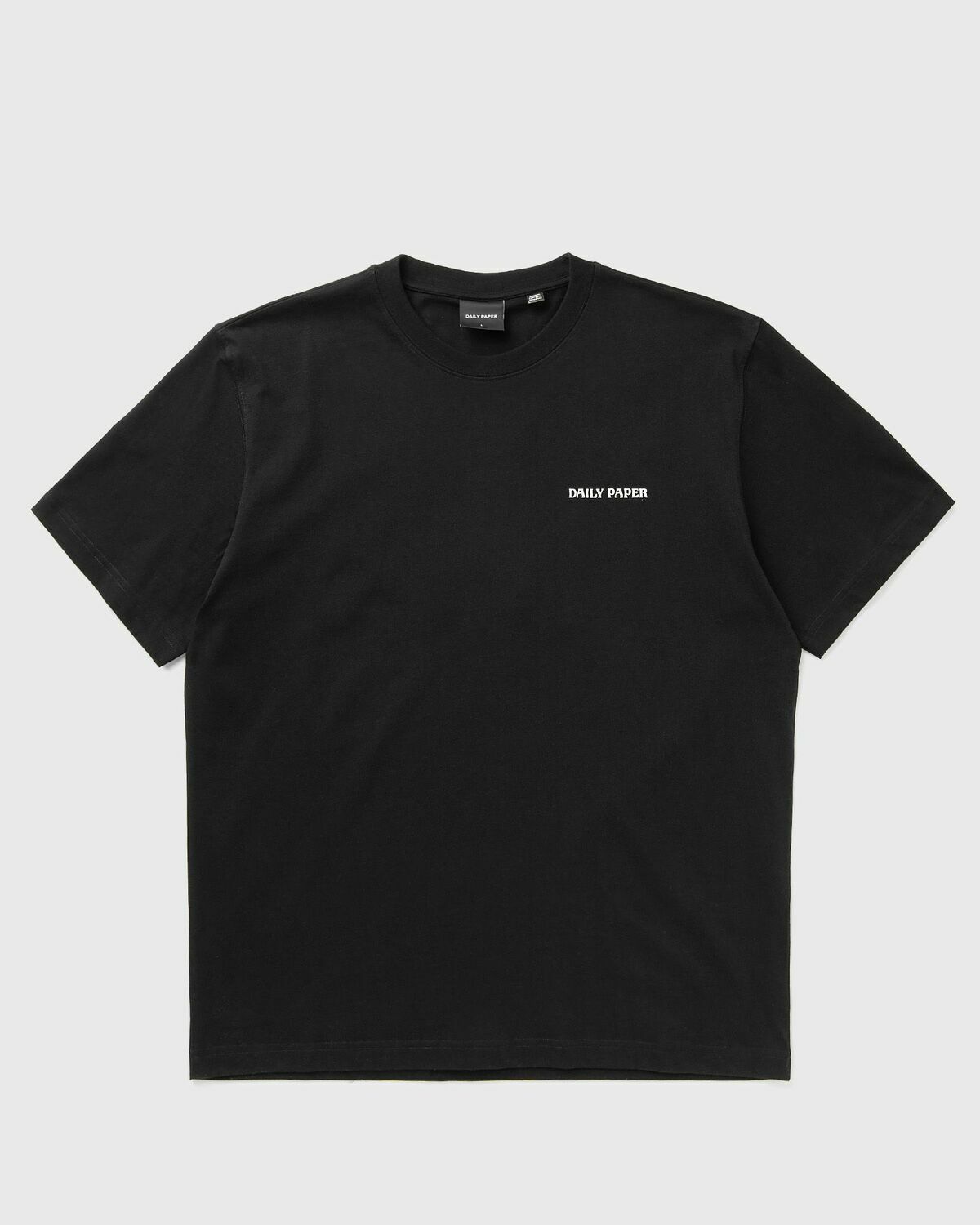 Daily Paper CHAIN SHIELD TEE Black Mens Shortsleefe