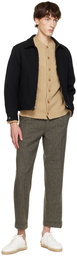 Taiga Takahashi Beige Crewneck Cardigan