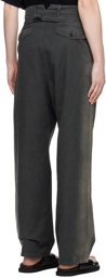 AURALEE Gray Finx Trousers