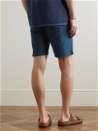 Frescobol Carioca - Sergio Straight-Leg Linen-Blend Drawstring Shorts - Blue
