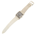Franck Muller Master Square Quartz Diamond White Dial Unisex Watch 6002LQZD(WG)-BLK