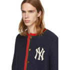 Gucci Navy NY Yankees Edition Cardigan