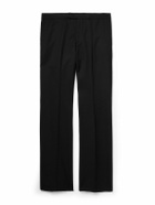 McQueen - Straight-Leg Wool-Twill Trousers - Black