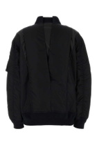 Sacai Black Nylon Bomber Jacket