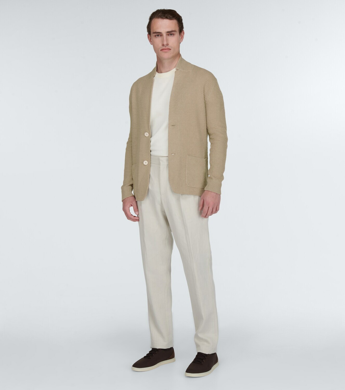 Loro Piana Silk and linen cardigan Loro Piana