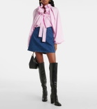 Patou Denim miniskirt
