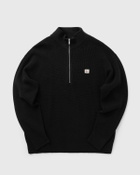 Calvin Klein Jeans LS EZ COTTON WAFFLE QUARTER ZIP Black Mens Half-Zip