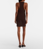 Lemaire Ribbed crêpe minidress