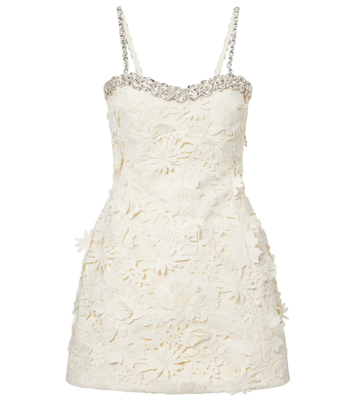 Photo: Leo Lin Sophie embellished lace minidress