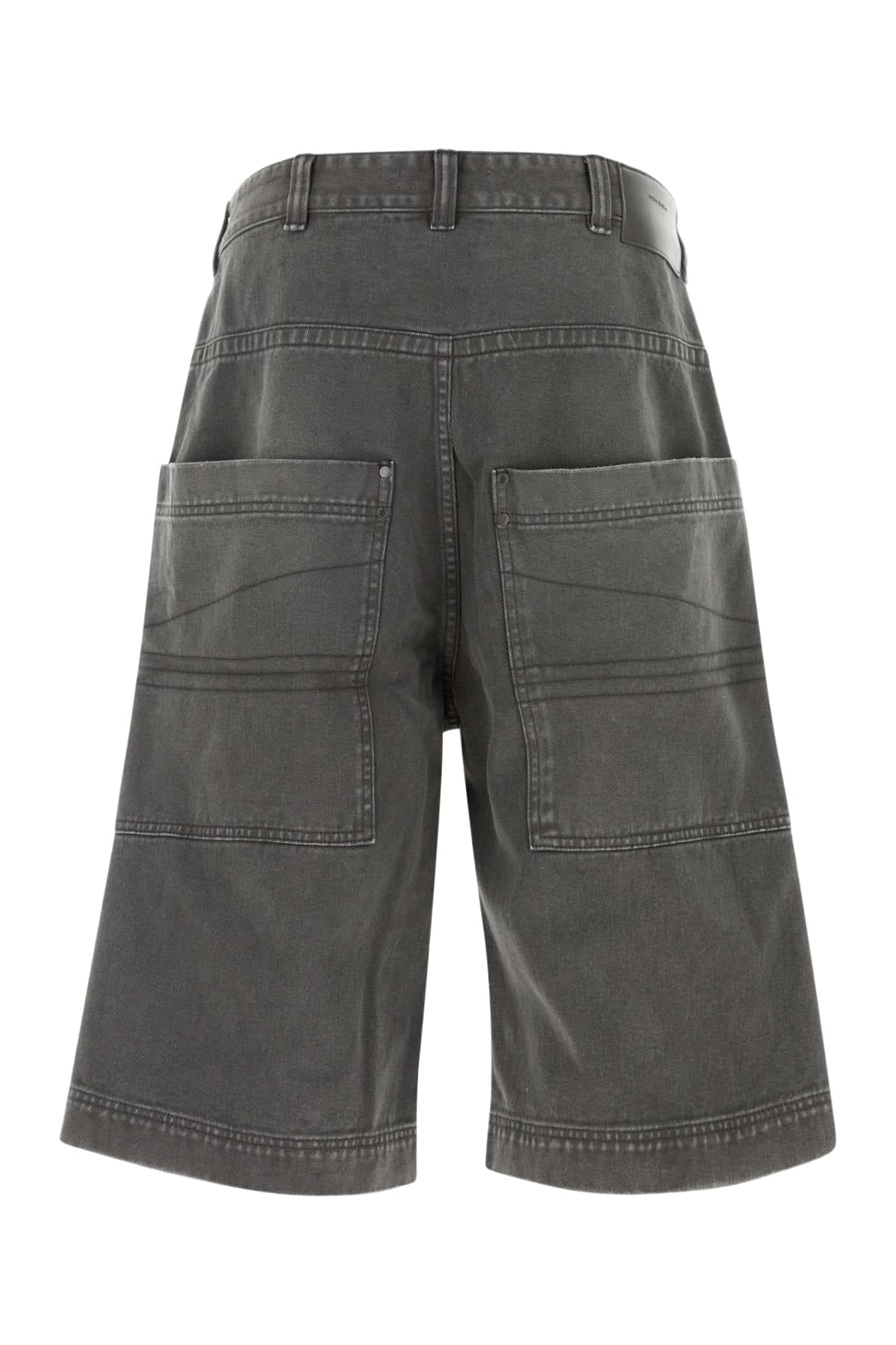 Entire Studios Dark Grey Denim Bermuda Shorts