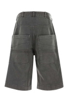 Entire Studios Dark Grey Denim Bermuda Shorts