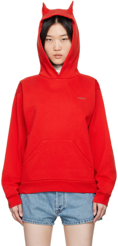 Photo: Coperni Red Horn Hoodie