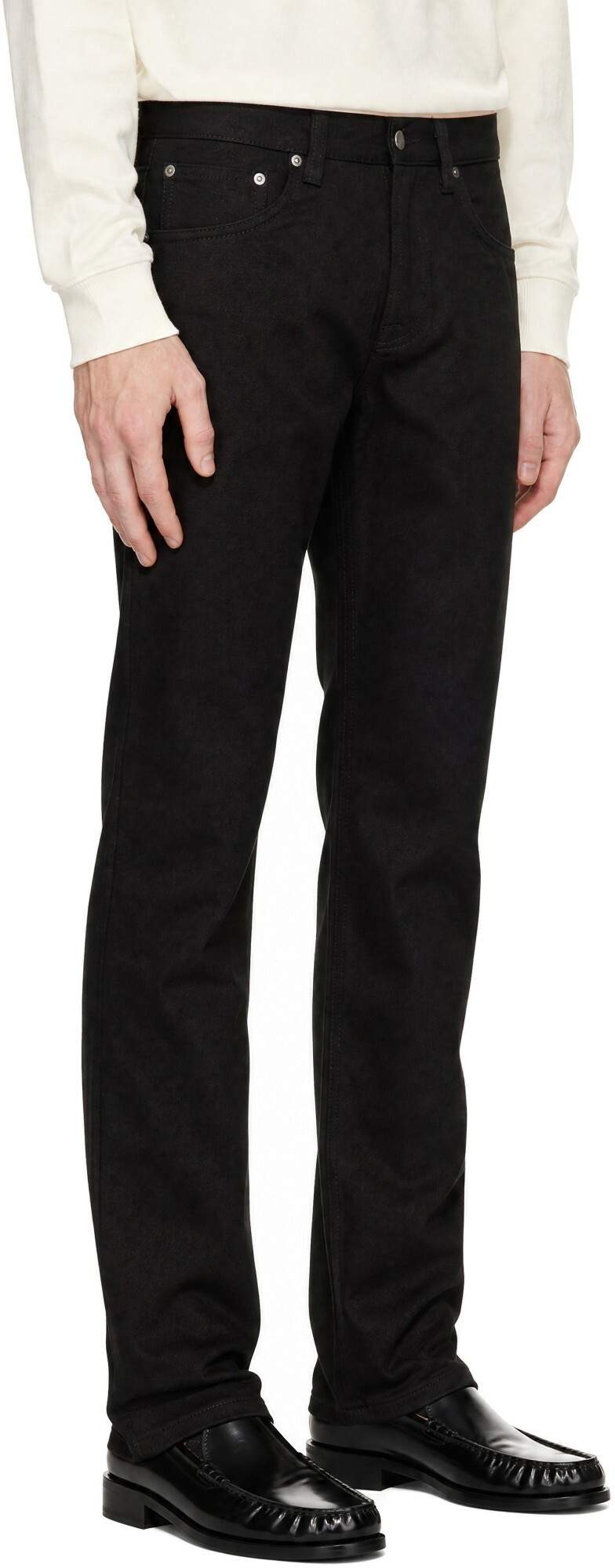 Nudie Jeans Black Gritty Jackson Jeans
