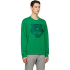 Kenzo Green Classic Light Tiger Sweatshirt