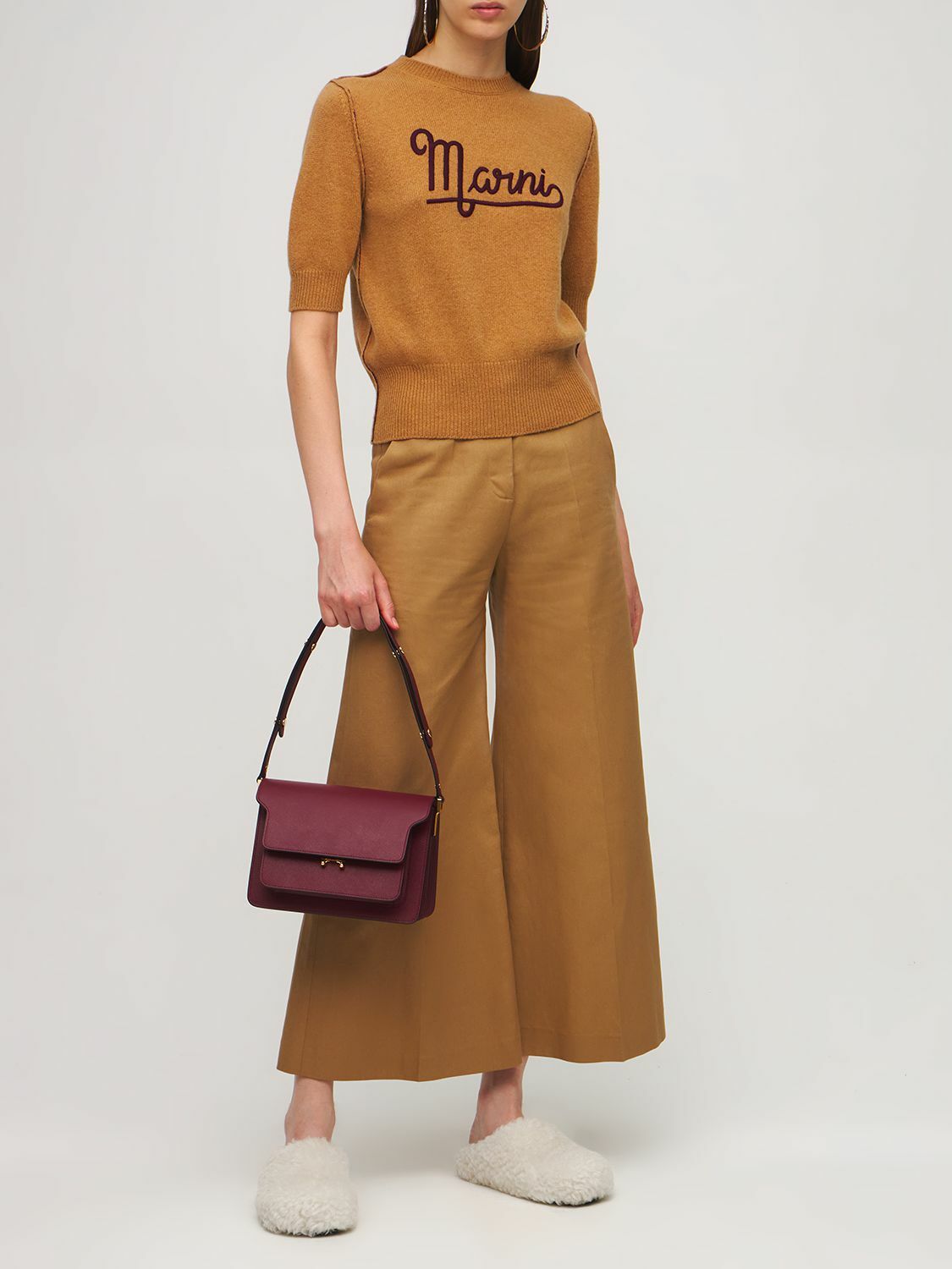 MARNI trunk bag ミディアム サフィアーノ トランク マルニ