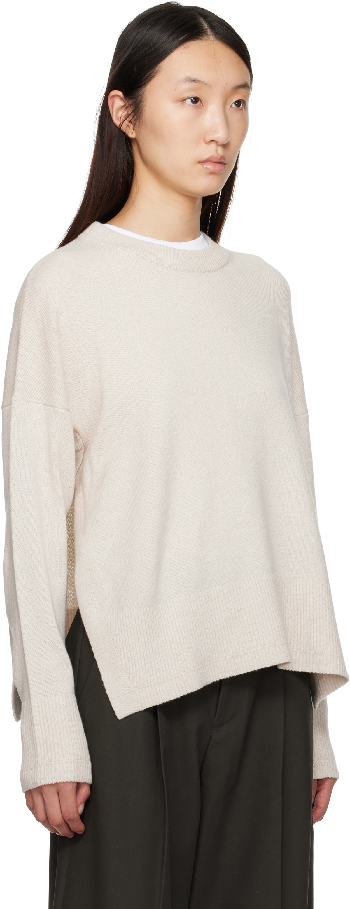 Maria McManus Beige Swing Sweater