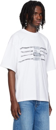 Alexander Wang White Oversized Graphic T-shirt